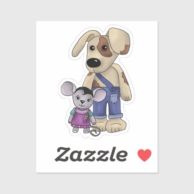 Pegatina mein Püppchen (Hoja)