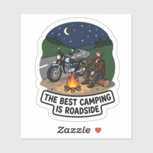 Pegatina Mejor Camping Es Vinilo De Motocicleta Para Motoci