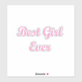 Pegatina Mejor chica de todas