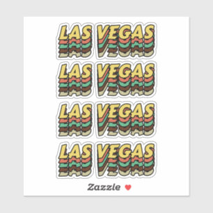 Pegatina Mejor ciudad para visitar Las Vegas - Nombre de la