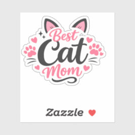 Pegatina Mejor Mamá de Gato