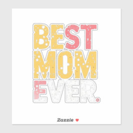 Pegatina Mejor mamá del mundo