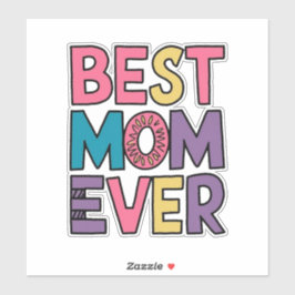 Pegatina Mejor mamá del mundo