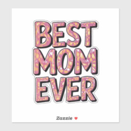 Pegatina Mejor mamá del mundo