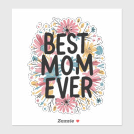Pegatina Mejor mamá del mundo
