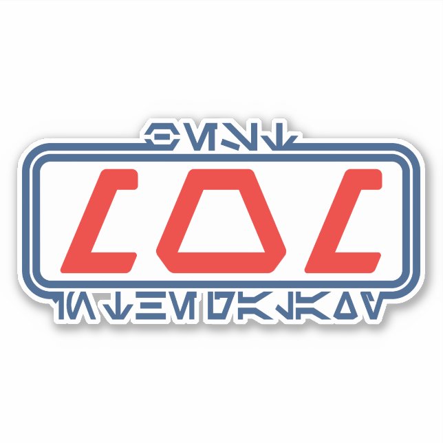 Pegatina Mejor Mamá en Galaxy (Aurebesh) (Anverso)