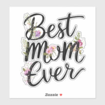 Mejor mamá floral diseño