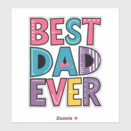 Pegatina Mejor Papá del Mundo