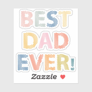 Pegatina Mejor PAPÁ del mundo