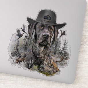 Pegatina Mejor Perro Cazador (GSP)