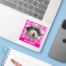 Mejor Perro Foto Personalizada Mascota Huella de P