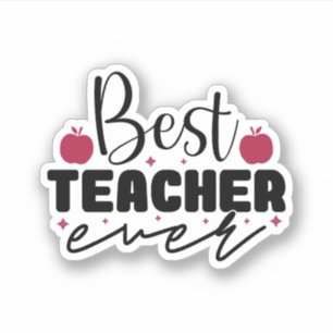 Pegatina Mejor Profesor de la Historia