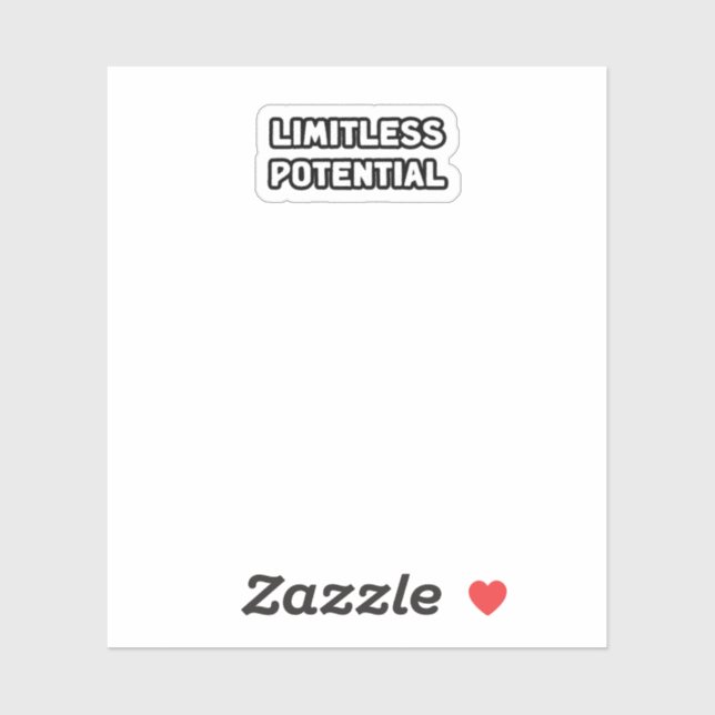 Pegatina Mejora automática de la mentalidad de crecimiento  (Hoja)