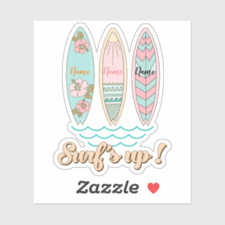 Pegatina Mejores Amigos Surfing