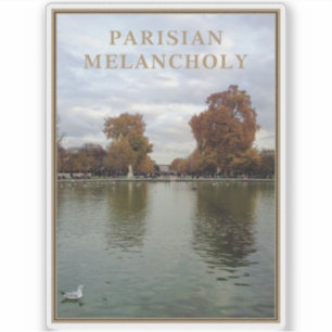 Pegatina Melancolía parisina