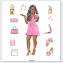 Pegatina Melanin Sis Women Planner Decals