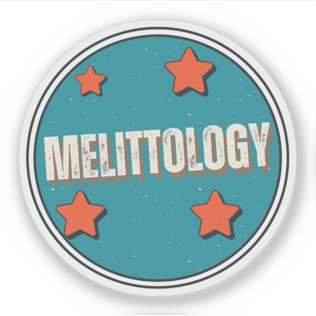Pegatina Melitología (Anverso)