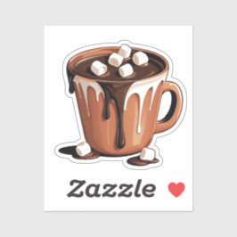 Pegatina Melting Chocolate Volcano Fantasy sticker