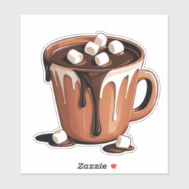 Pegatina Melting Chocolate Volcano Fantasy sticker