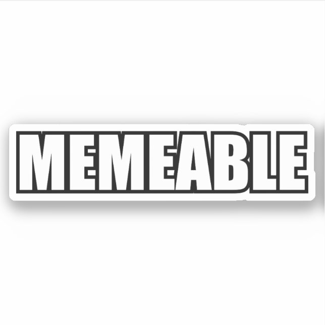 PEGATINA MEMEABLE (Anverso)