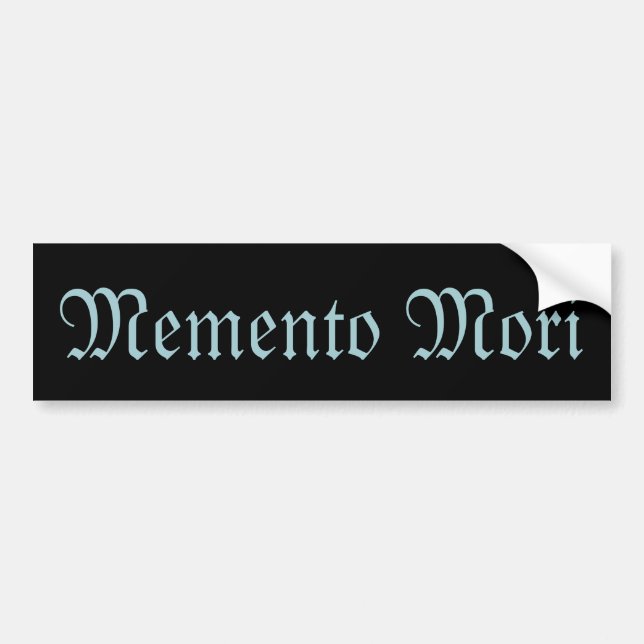 Pegatina Memento Mori (Recuerde la muerte) (Frente)