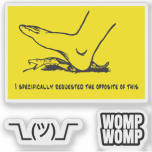 Pegatina Memes de parodia de la bandera de Gadsden Snekrigh