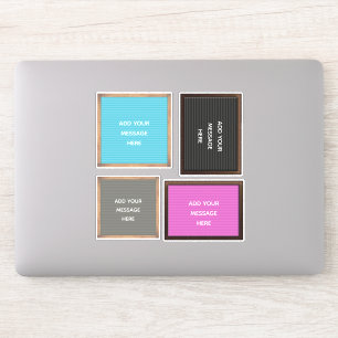 Pegatina Mensaje de Personalizado de Rótulos de marco de t