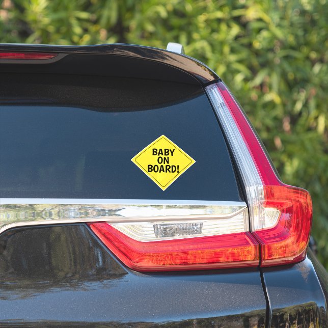 Pegatina Mensaje Personalizado Bebé a Bordo Coche (Lado del coche)