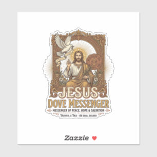 Pegatina Mensajero de Jesús Paloma Mensajero de Jesús Palom