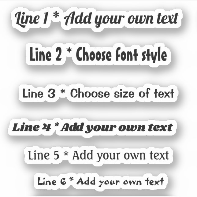 Pegatina Mensajes de texto (Anverso)
