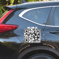 Menú de ventana de negocio de tienda de código QR 