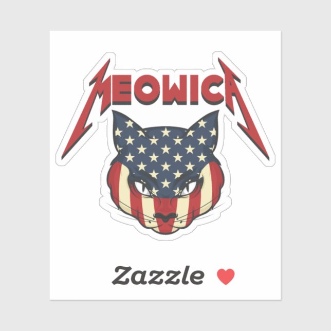 Pegatina Meowica (Hoja)