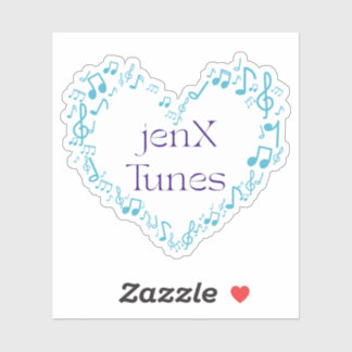 Pegatina Mercancía oficial de jenX Tunes