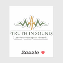 Pegatina Mercancía oficial de Truth in Sound
