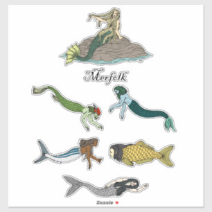 Pegatina Merfolk