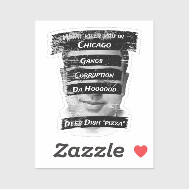 Pegatina Merica Humor América Estados Unidos Funny Patrioti (Hoja)