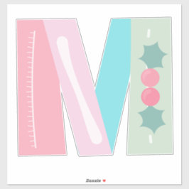 Pegatina Merry Berry [la letra M]