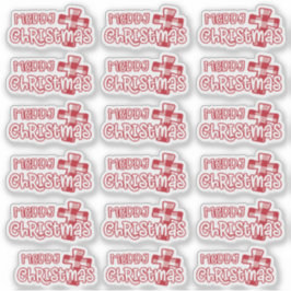 Pegatina Merry Christmas