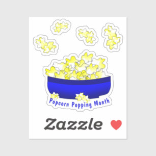 Pegatina Mes de purga de popcorn