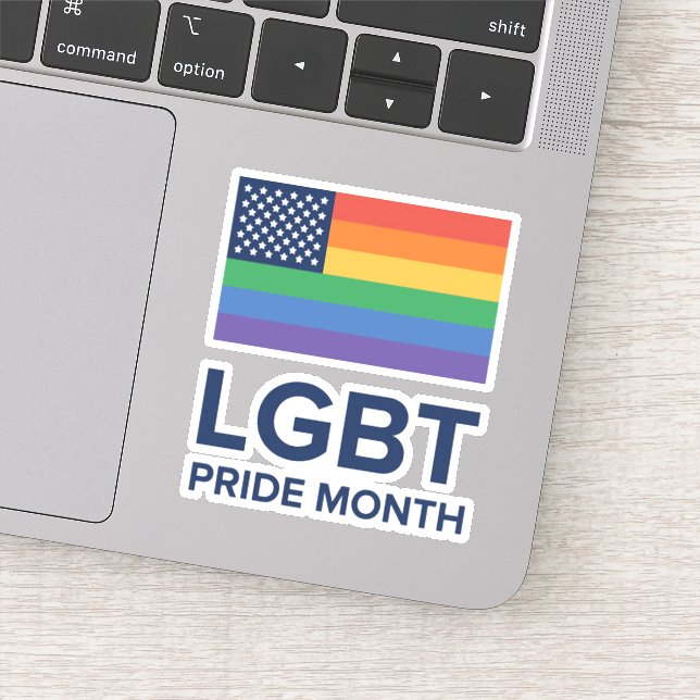 Pegatina Mes del Orgullo LGBT | Estados Unidos (Detalle)