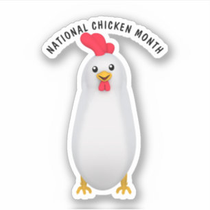 Pegatina Mes Nacional del Pollo