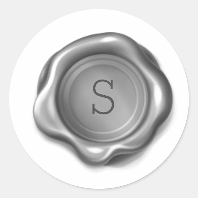 Pegatina metálico de sellado metálico de lana mono (Anverso)