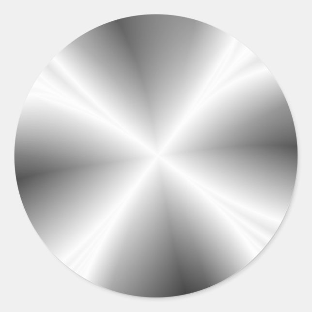 Pegatina metálico falso plateado (Anverso)