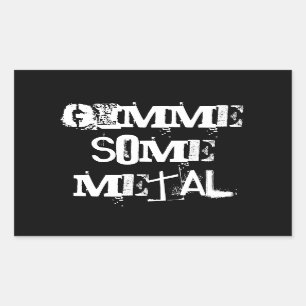 pegatina metalizado pesado