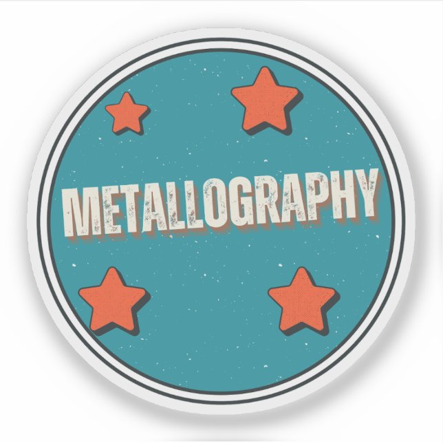 Pegatina Metalografía (Anverso)