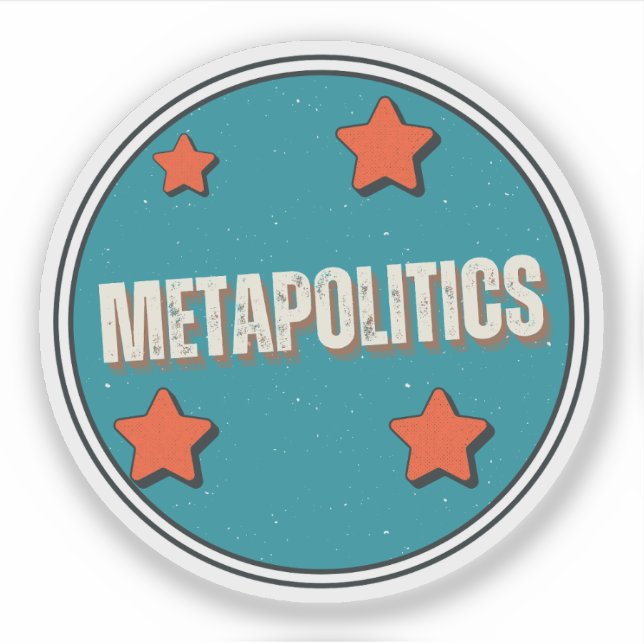 Pegatina Metapolítica (Anverso)