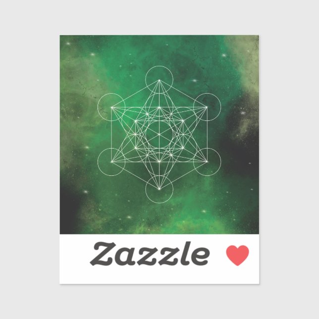 Pegatina Metatron, chakra,zen,sacred geometric, angel (Hoja)