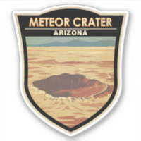 Meteor Crater Arizona Viaje Vintage