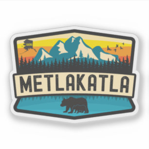 Pegatina Metlakatla, Alaska