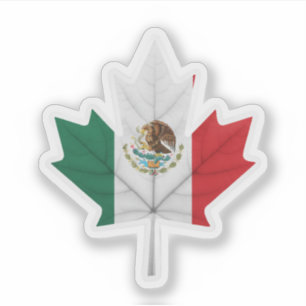 Pegatina Mexicano-Canadiense